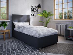 FLEK 2 egyszemélyes ágy 90x200 - fekete