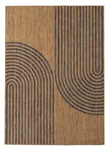 Fekete-barna kültéri-beltéri szőnyeg 160x230 cm Mira 1453 – Ayyildiz Carpets