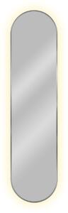 Baltica Design Tiny Border Pastille tükör 40x155 cm ovális világítással ezüst 5904107905662