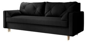 ARIDATHA modern kanapé - fekete
