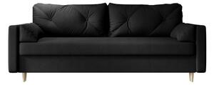 ARIDATHA modern kanapé - fekete