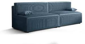 RADANA stílusos kanapé tárolóhellyel - kék