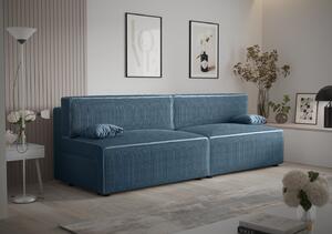RADANA stílusos kanapé tárolóhellyel - kék