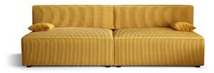 RADANA stílusos kanapé tárolóhellyel - sárga
