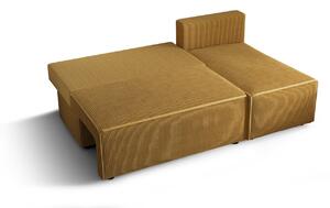RADANA kényelmes kinyitható kanapé tárolóhellyel - barna 1