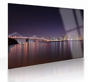 Kilátás San Francisco-ra, California (üvegen) (70x50 cm)