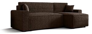 RADANA kényelmes kinyitható kanapé - sötétbarna