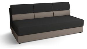 OPHELIA háromszemélyes kanapéágy - sötétszürke / világosbarna
