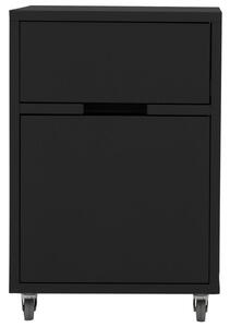 Matt fekete lakkozott tartály Tenzo Lipp 40 x 45 cm