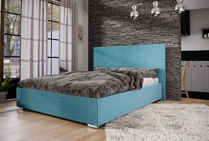 FLEK 2 egyszemélyes ágy tárolóhellyel - 120x200, kék