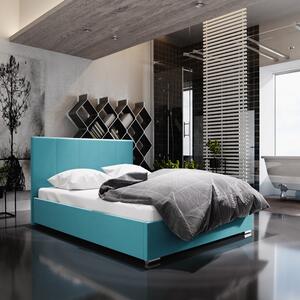 FLEK 6 egyszemélyes ágy tárolóhellyel - 120x200, kék