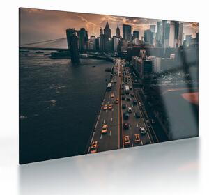 Manhattan képe (üvegen) (70x50 cm)