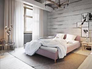 LETICIA kárpitozott ágy tárolóhellyel - 160x200, rózsaszín