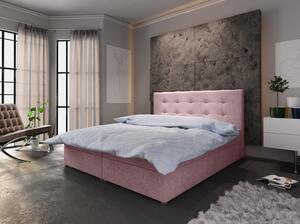 STIG COMFORT 6 egyszemélyes ágy tárolóhellyel - 120x200, rózsaszín