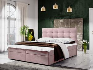 STIG 5 egyszemélyes ágy tárolóhellyel - 120x200, rózsaszín