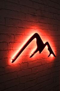 Mountain - Red Dekoratív LED világítás 70x25 Piros