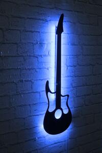 Guitar - Blue Dekoratív LED világítás 22x68 Kék