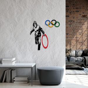 Banksy - 7 Fali fém dekoráció 62x61 Multicolor