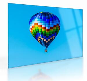 Kép - Hőlégballon (üvegen) (70x50 cm)
