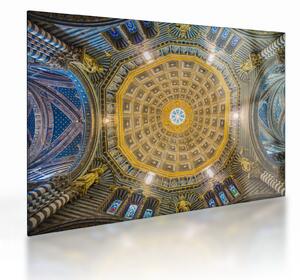 A Siena templom mennyezetének képe (üvegen) (70x50 cm)