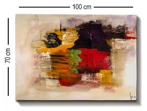 Kanvas Tablo (70 x 100) - 171 Dekoratív vászonfestmény 100x70 Multicolor
