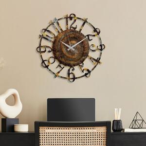 Metal Wall Clock 15 - 1 Dekoratív fém falióra 48x48 Multicolor
