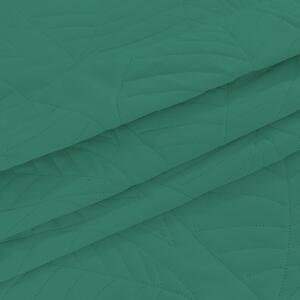 LEAVES zöld ágytakaró mintával Méret: 170 x 210 cm