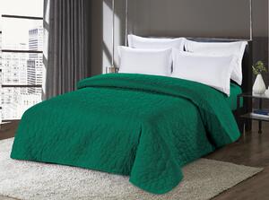 STONE zöld ágytakaró mintával Méret: 200 x 220 cm