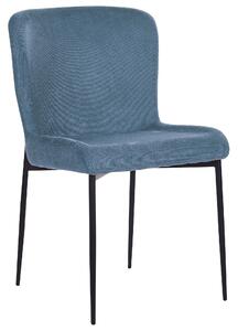 Kék kárpitozott szék kétdarabos szettben ADA