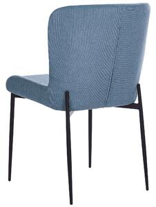 Kék kárpitozott szék kétdarabos szettben ADA