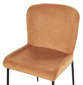 Narancssárga kárpitozott szék kétdarabos szettben ADA