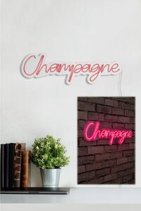 Champagne - Pink Dekoratív műanyag LED világítás 60x2x18 Rózsaszín