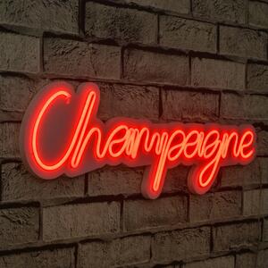 Champagne - Red Dekoratív műanyag LED világítás 60x2x18 Piros