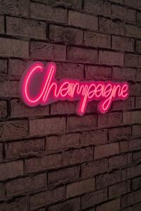 Champagne - Pink Dekoratív műanyag LED világítás 60x2x18 Rózsaszín