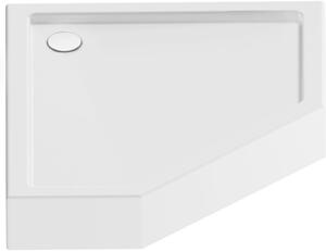 New Trendy New Azura ötszögletű zuhanytálca 100x80 cm fehér B-0416