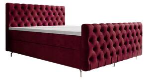ADRIA PLUS kárpitozott ágy 180x200 tárolóhellyel - piros