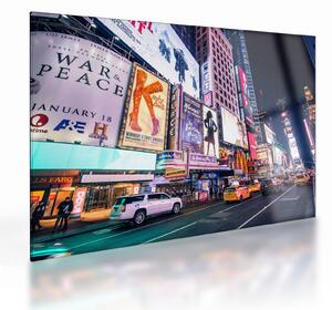 Kép - New York Theater District (üvegen) (70x50 cm)