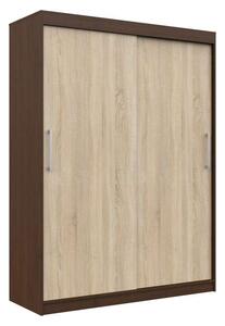 Tolóajtós Szekrény P200_150 - wenge-sonoma