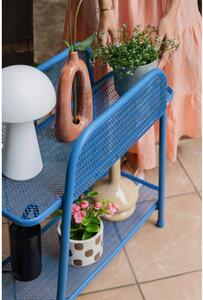 MWH kék fém erkély tárolóasztal, magasság 70 cm - Garden Pleasure