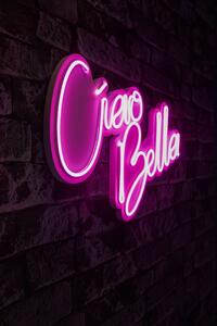 Ciao Bella - Pink Dekoratív műanyag LED világítás 45x2x32 Rózsaszín