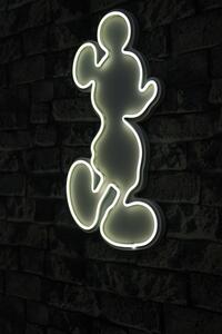 Mickey Mouse - White Dekoratív műanyag LED világítás 27x3x49 Fehér