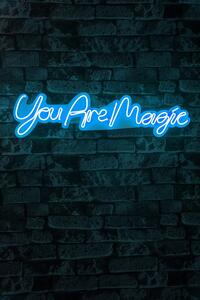 You are Magic - Blue Dekoratív műanyag LED világítás 69x2x18 Kék