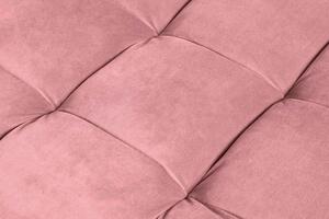 Design puff Adan 80 cm rózsaszín bársony