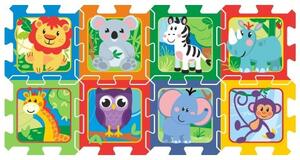 Trefl szivacs puzzle - Vidám állatkert