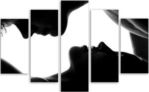Gario Vászonkép Kiss - 5 részes Méret: 100 x 70 cm