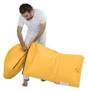 Siesta Sofa Bed Pouf - Yellow Babzsákfotel 55x40 Sárga