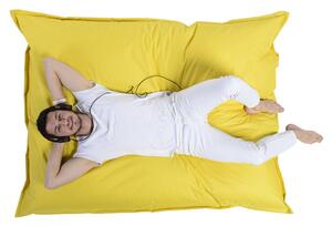 Giant Cushion 140x180 - Yellow Babzsákfotel 140x30x180 Sárga