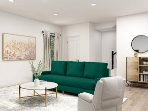 BELLIS III kihúzható kanapéágy - zöld
