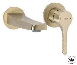 Falsík alatti mosdócsaptelep REA Maxim Brush Gold + BOX