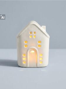 Sinsay - Ház alakú gyertyatartó - fehér